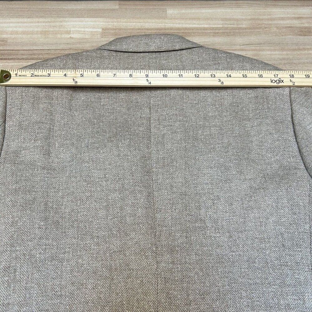 Vintage Linen Silk Blazer Mens 42 Cambridge Classics Mervyns Jacket Sport Coat - Picture 11 of 15